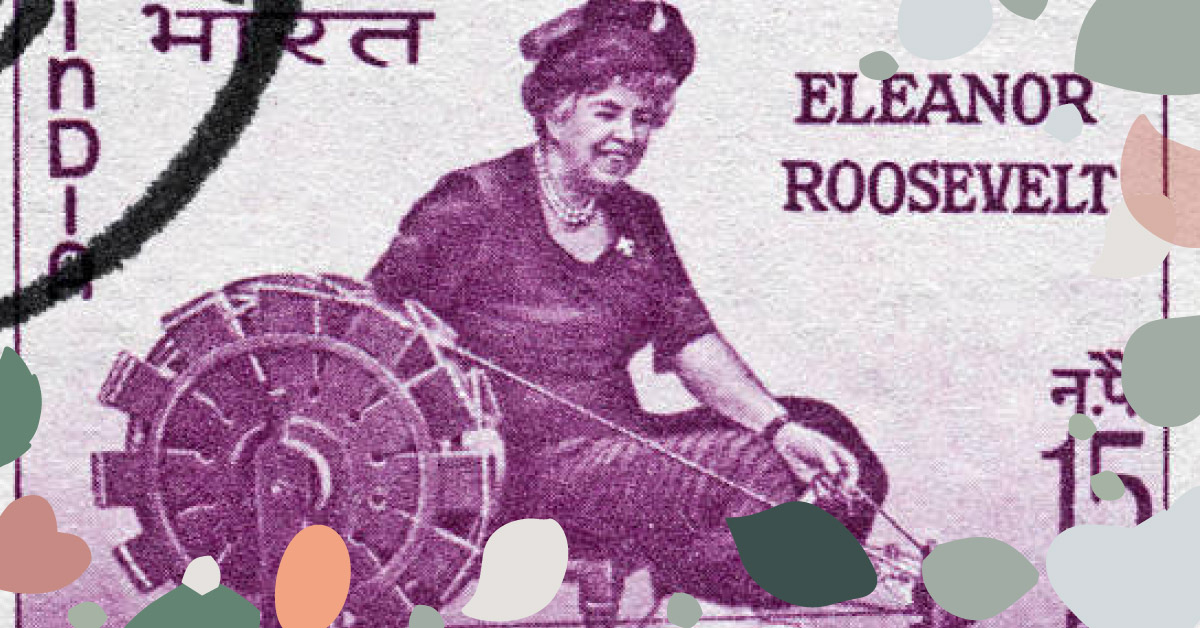 featured image showing a post mark with the image of Eleanor Roosevelt